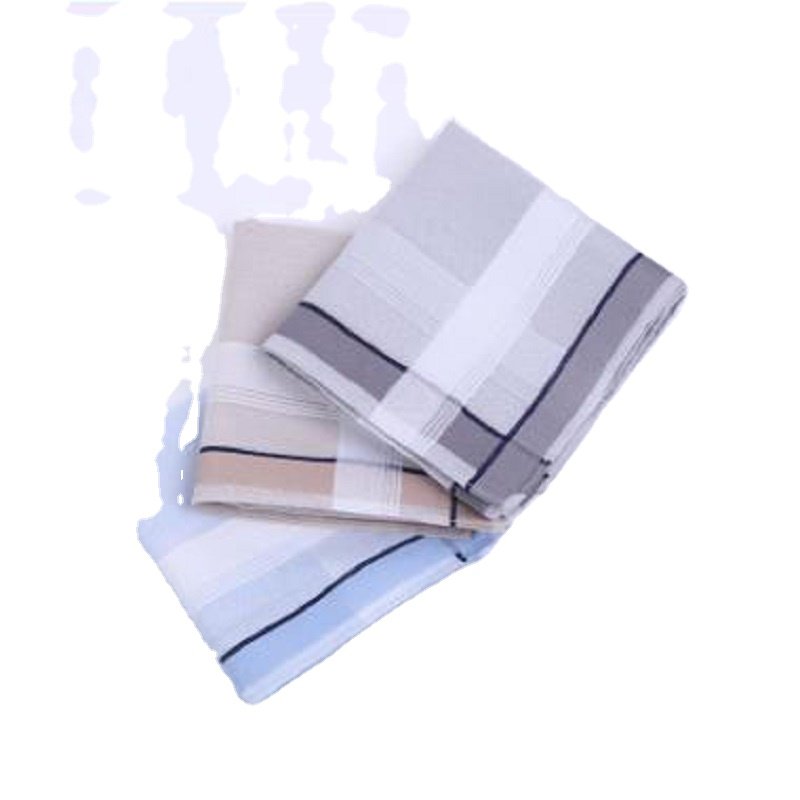 Freeshipping 1pc 43*43cm new 100% Cotton Handkerchiefs Business Men Handkerchief