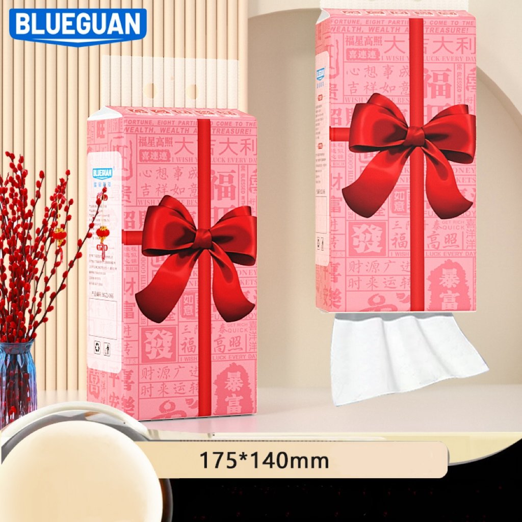 Paper Colorful Toilet Wall Sheets Towel Facial Packaging Hanging Tissue Soft Custom Bulk Orange Type Tree Care Hanging Tissue