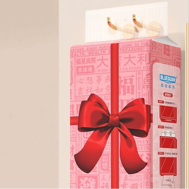 Paper Colorful Toilet Wall Sheets Towel Facial Packaging Hanging Tissue Soft Custom Bulk Orange Type Tree Care Hanging Tissue