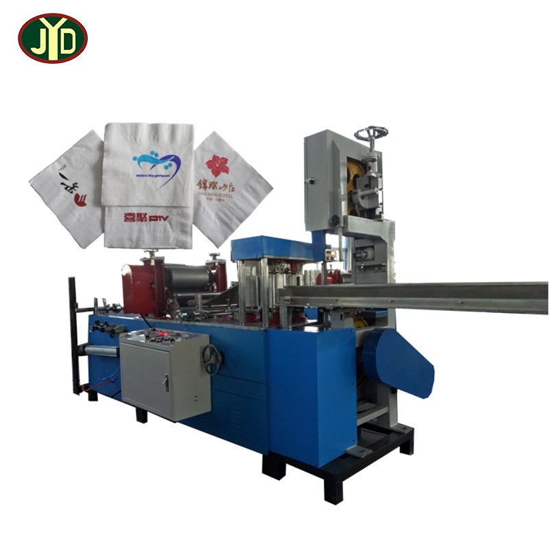 Fully automatic napkin paper folding machine handkerchief napkin making factory