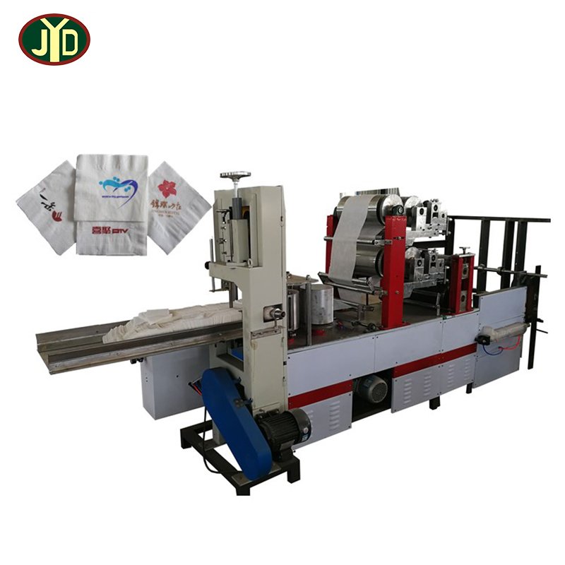 Fully automatic napkin paper folding machine handkerchief napkin making factory