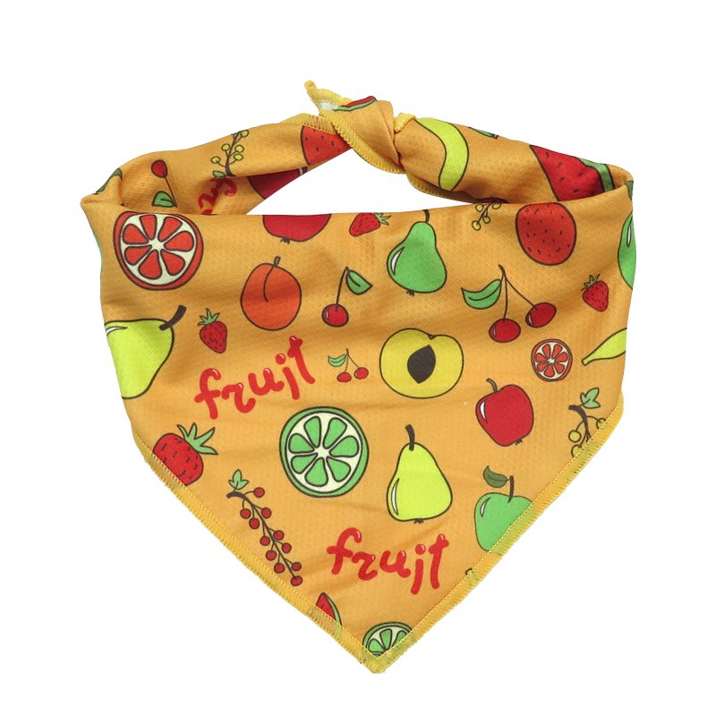Factory Adjustable Triangle Dog Handkerchief Custom Pattern Colorful Personalized Dog Bandana Collar