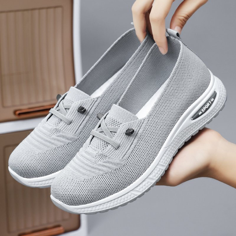 Women's 2024 Casual Fitness Walking Sneakers Lightweight Soft Material Low MOQ Fashionable Design for Ladies Affordable