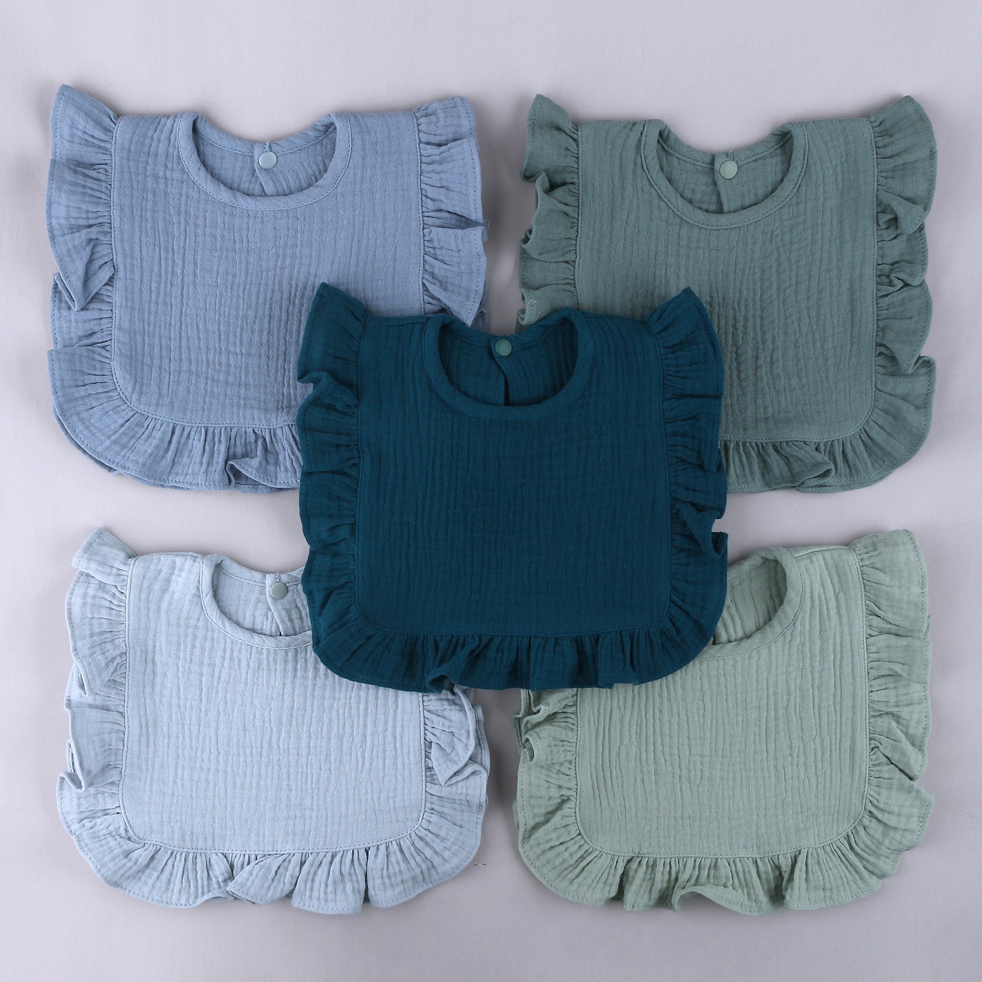 Certified qualityMulti-color optionsBaby cotton linen fabric drooling towel bibs