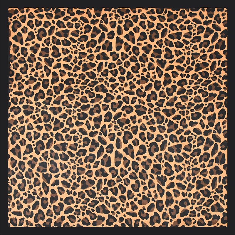 Women Square Scarf 54*54cm bandana Leopard Print Head Scarves Bandana Foulard Femme Headwrap Scarf