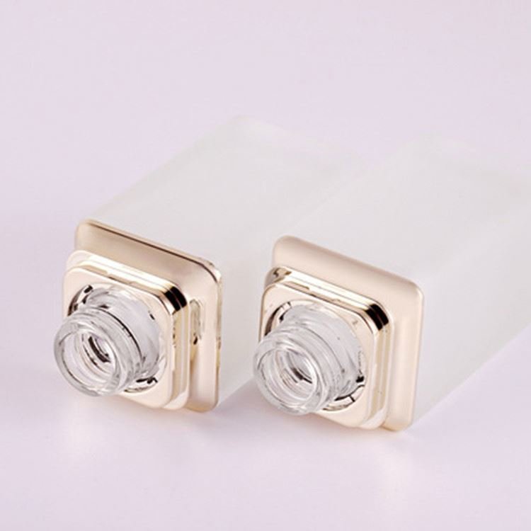 40ml Frost Foundation Glass Bottles Luxury Packaging Container Lotion Bottle