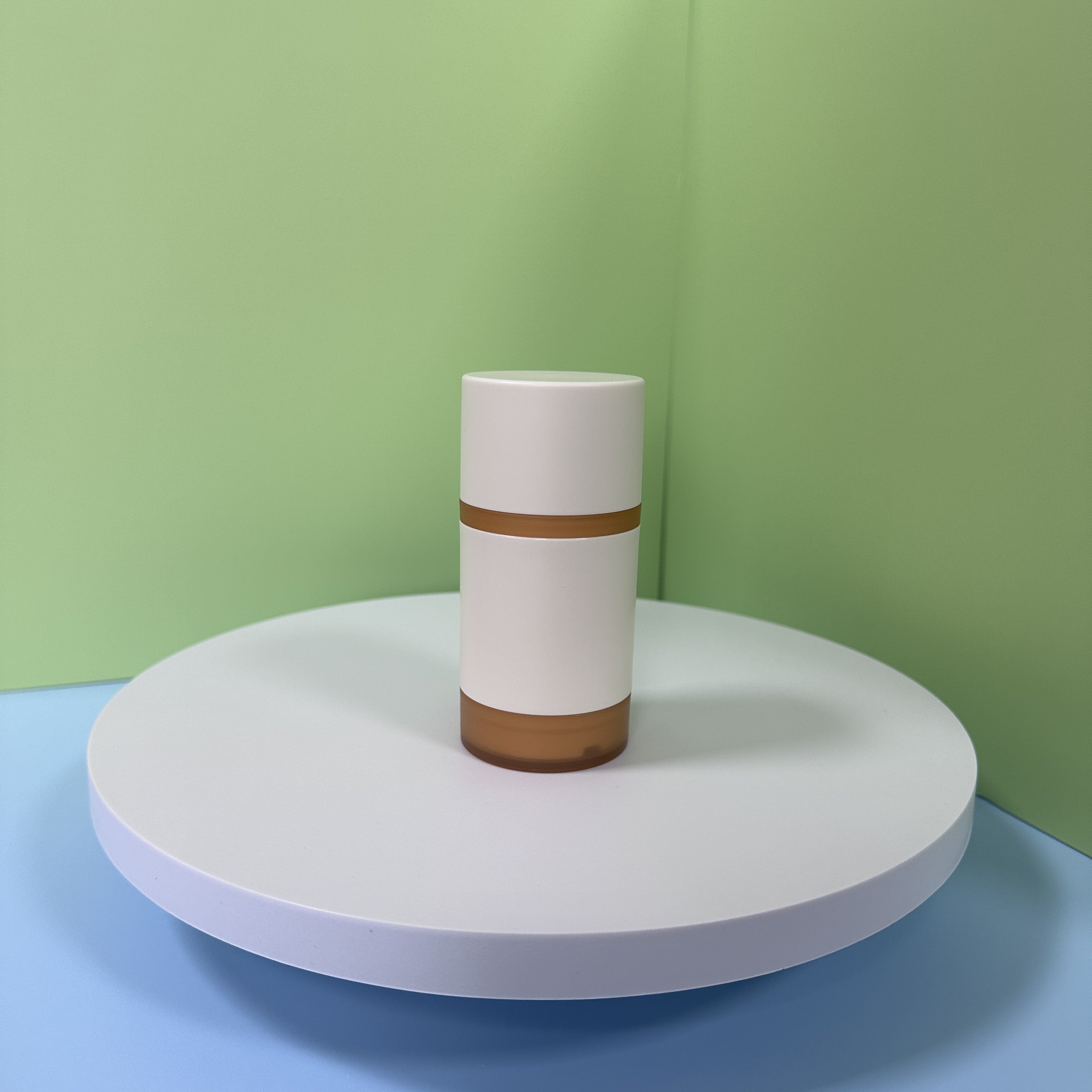 Wholesale 75ml Refillable Deodorant Packaging Bottle Round Plastic Twist Up Bottom Deodorant Stick Tube Container