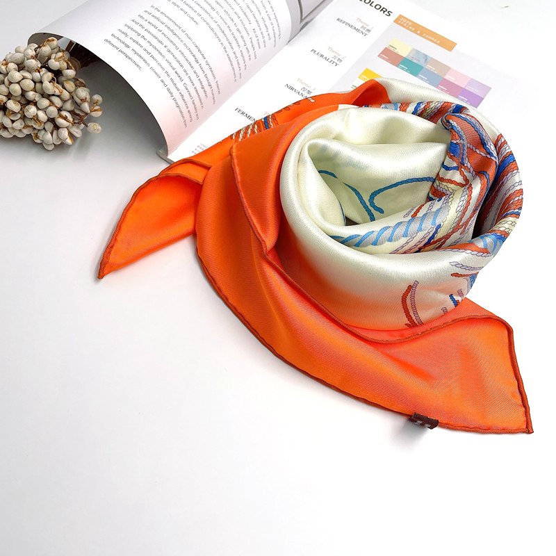 Customized scarf digital print scarf handkerchiefs for women