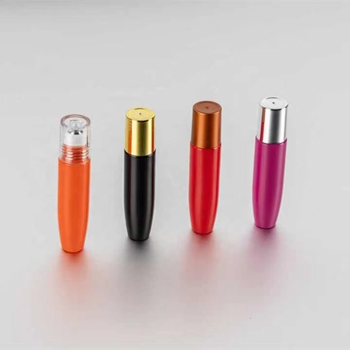 Cosmetic Essential oil perfume roll on bottle 15ml roller bottle with steel ball