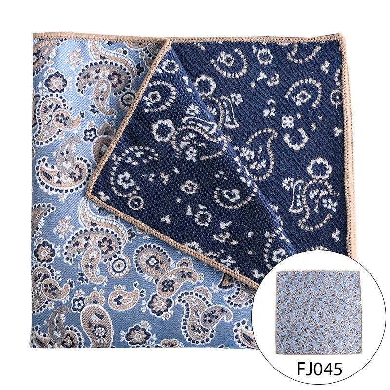 Classic design hand made luxury pocket square 100 polyester handkerchief fashion square scarf & handkerchiefs