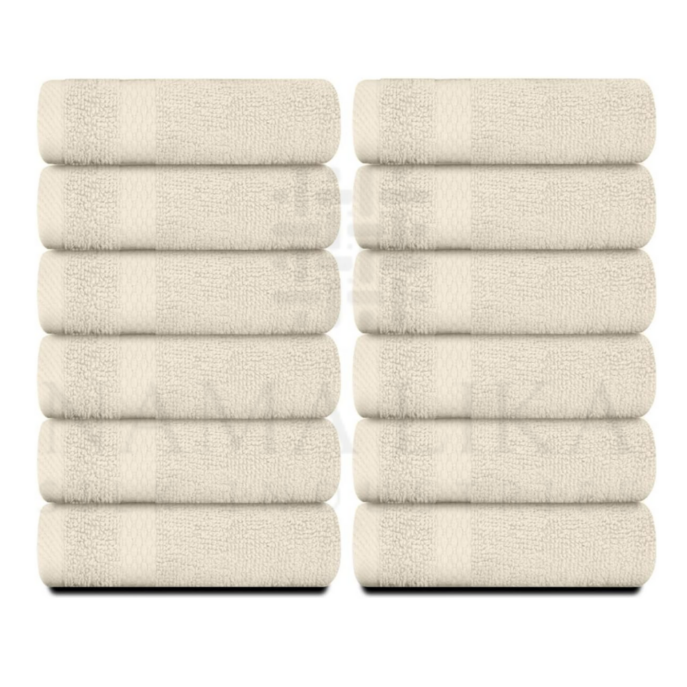 2024 Premium Quality Cotton Face & Hand Bath Towels Superior Luxury Custom Logo Design Pakistan Kitchen Space Absorbent Feature