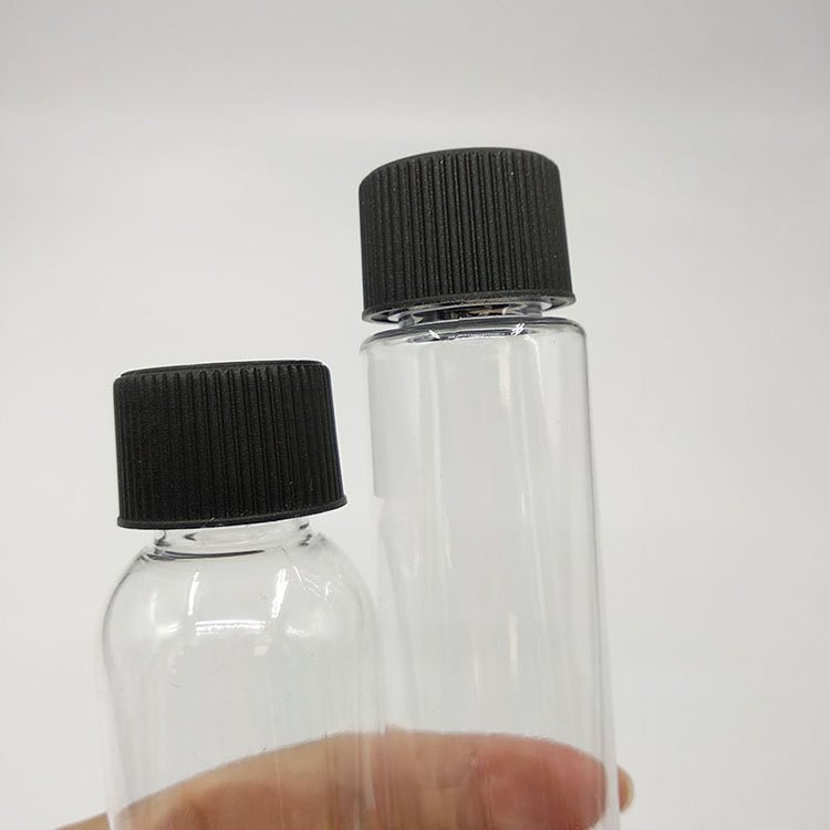 50 ML 1.7 OZ Plastic Plastic Clear Bottles Empty Container with Screw Cap Refillable Storage Holder Sample Jar for Dispense