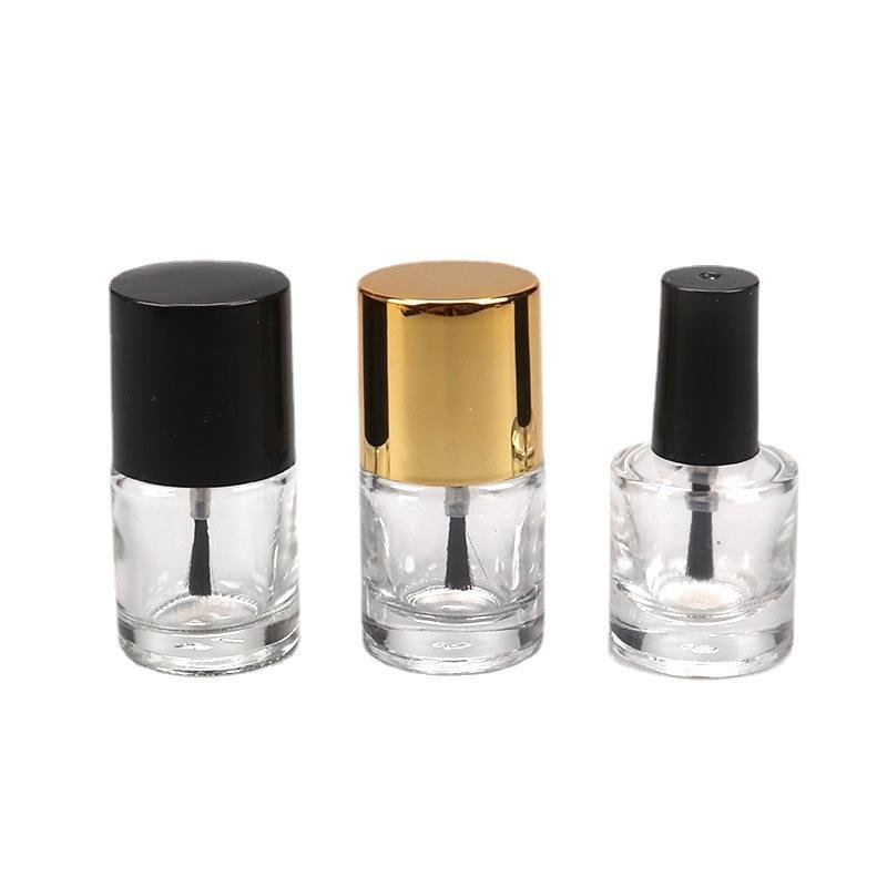 New Design Empty 10ml Luxury Glass Nail Polish Bottle Square Nail Polish Bottle With Brush Packing