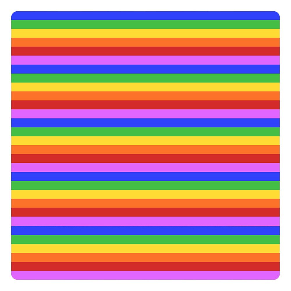 Multifunctional 55cm Square Handkerchief Headwear Rainbow Color Printing Pattern Bandana for Party Multifunction Cycling Adult