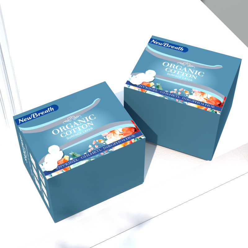 Wholesale Digital Printing Biodegradable Material Packaging Box Women's Sanitary Napkins Tampons Paper Box