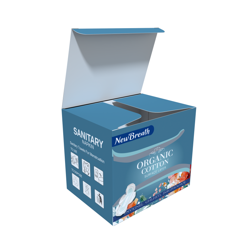 Wholesale Digital Printing Biodegradable Material Packaging Box Women's Sanitary Napkins Tampons Paper Box