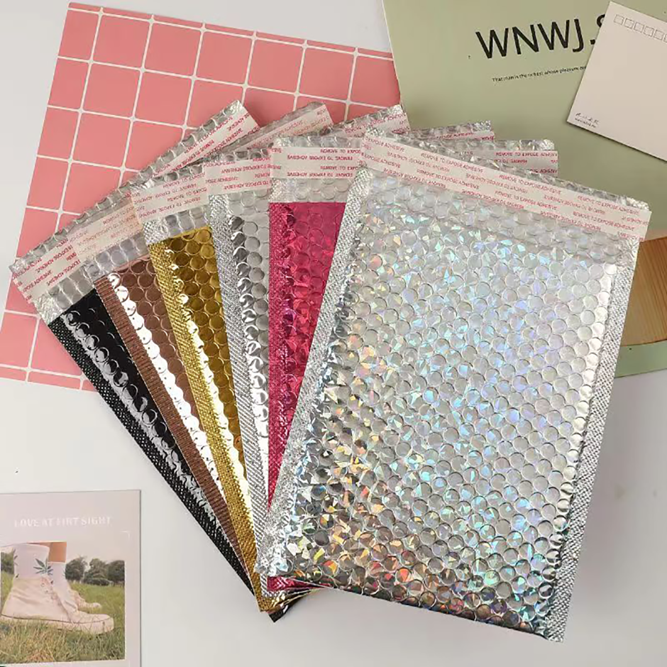 Earthquake-proof and disaster-reducing multi-color polyethylene bubble bags reduce damage to items