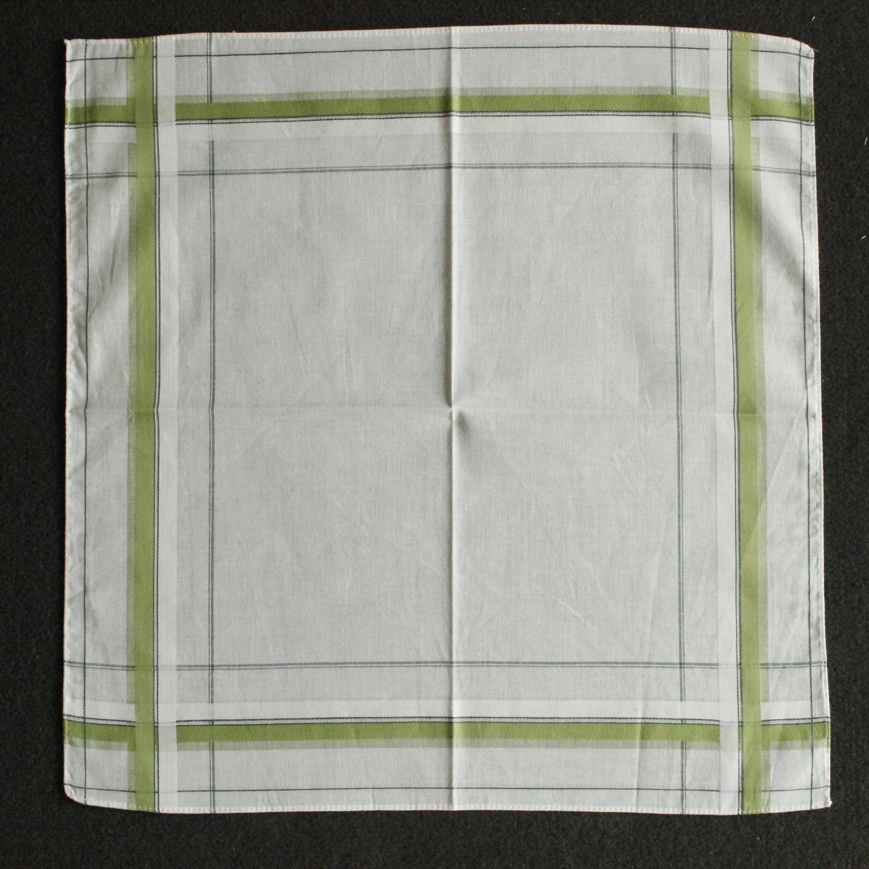 100% cotton stripe handkerchief pocket square handkerchief hot sale yiwu market