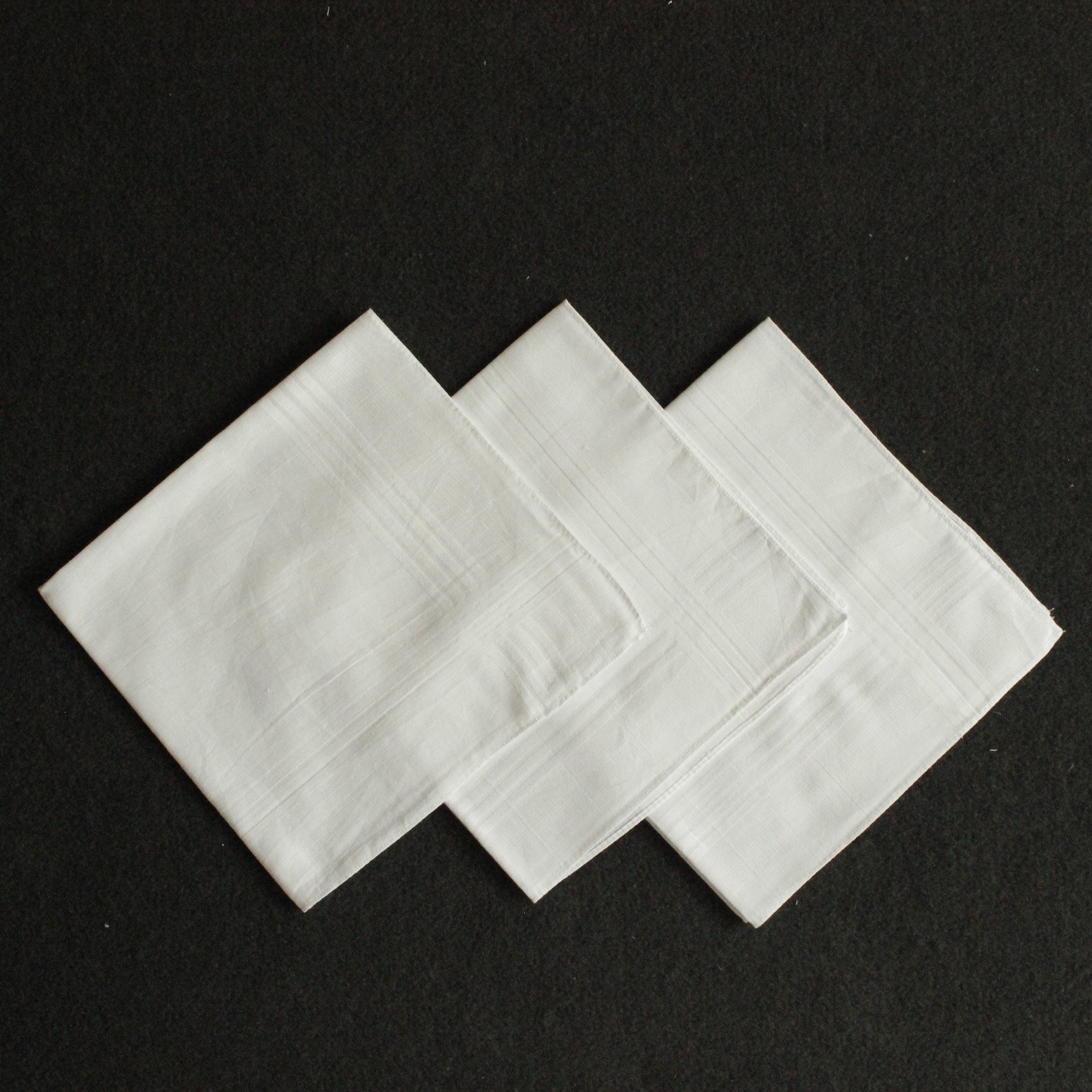 100% cotton stripe handkerchief pocket square handkerchief hot sale yiwu market