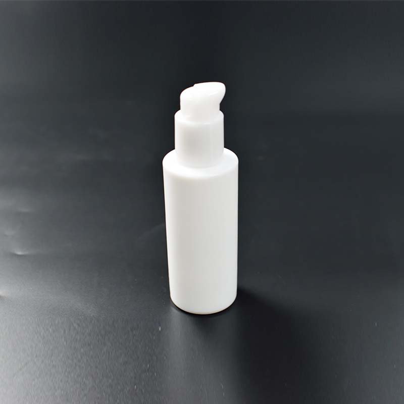 50Ml Opal White Glass Bottle With Pump