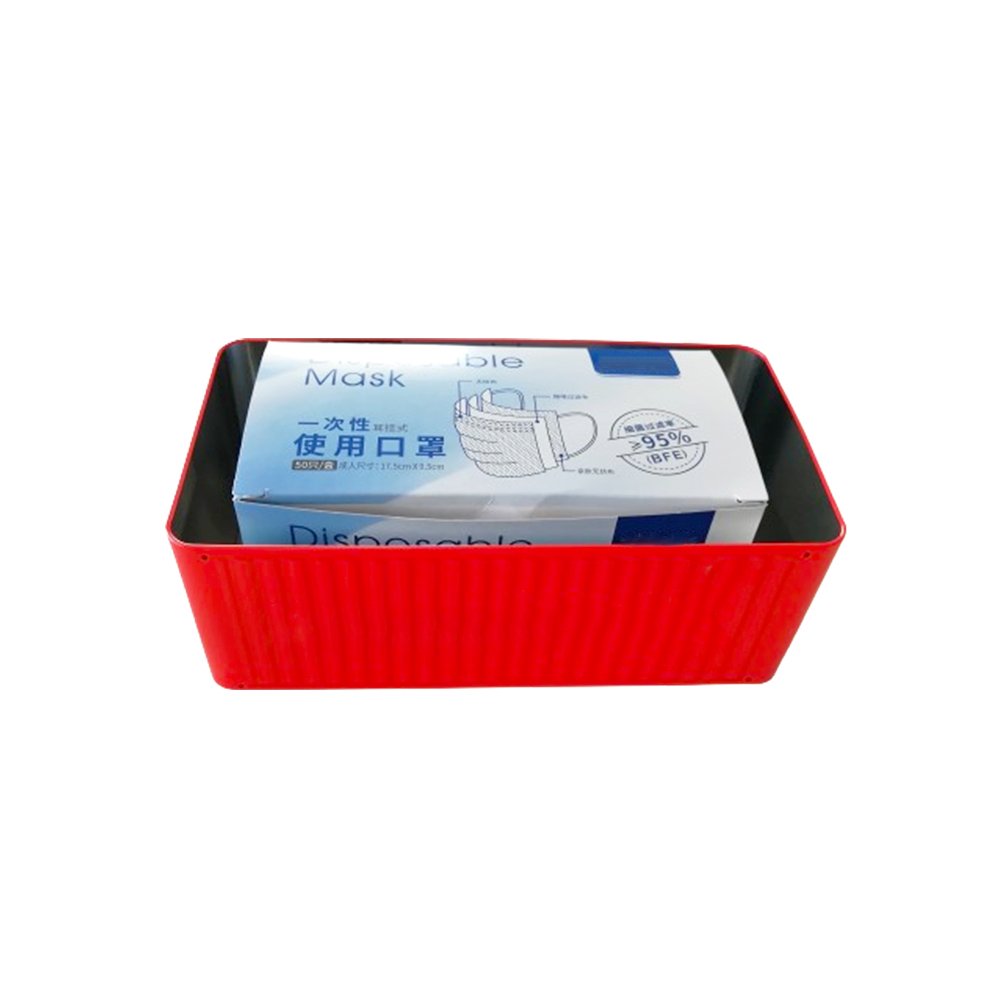 Custom Masks Napkin Metal Storage Tin Box