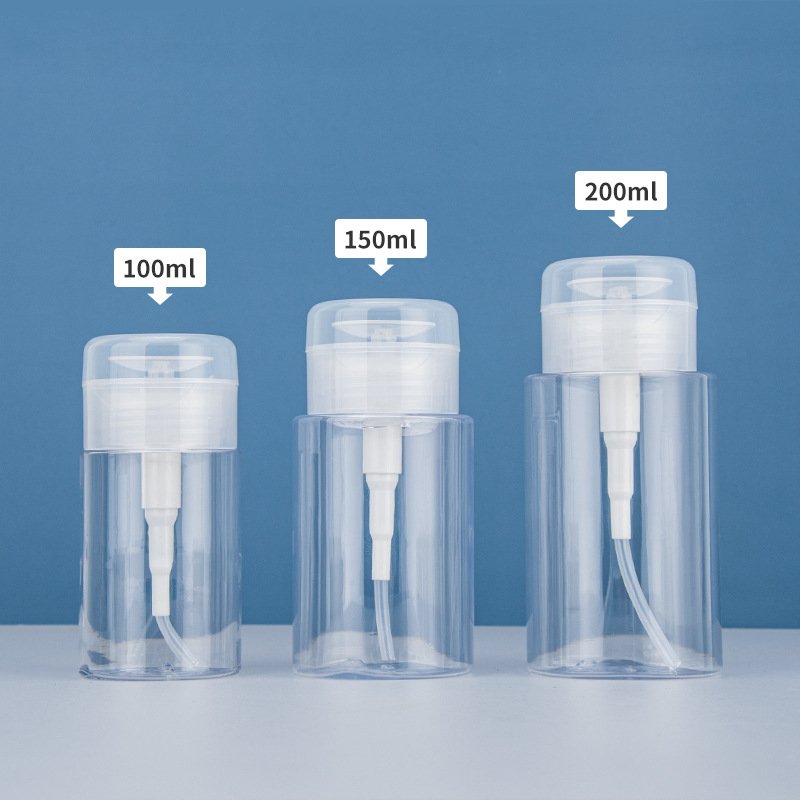 Packaging Plastic PETG Bottles 100ml 150ml 200ml Clear Travel Toner Bottle Cheap Empty Black PET Spray Bottles For Cosmetics
