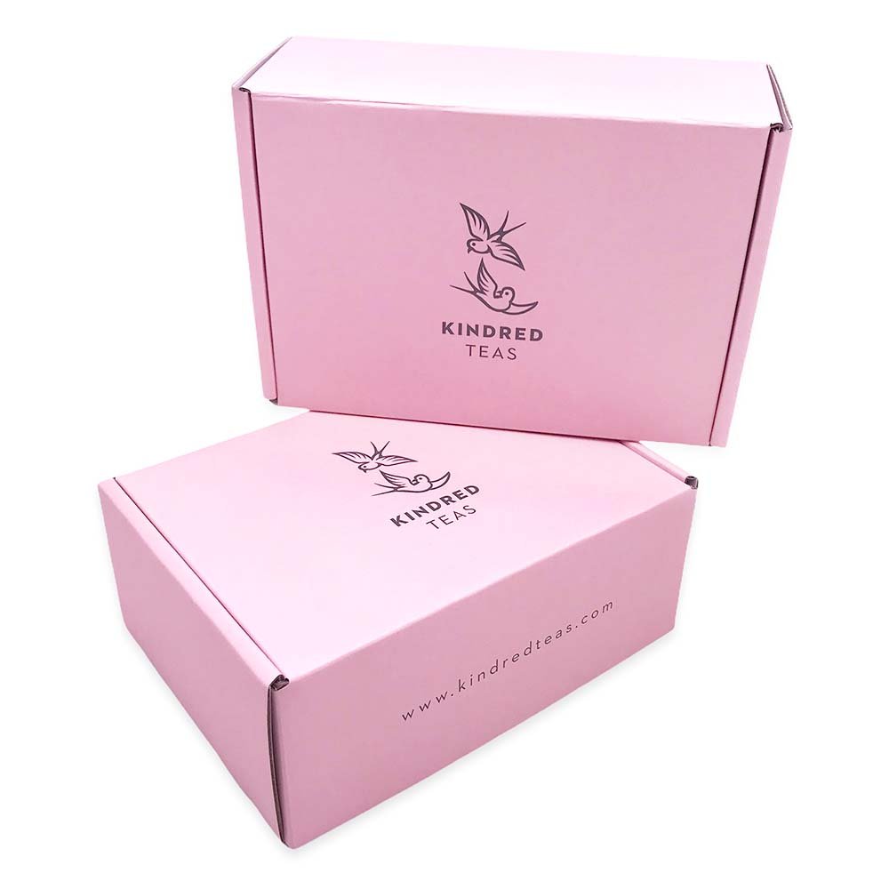 Oem Factory Custom Logo Pink Color Cosmetic Corrugated Packaging Mailer Box