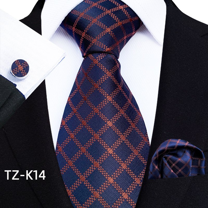wholesale square scarves cufflinks new business retro formal wear professional casual fashion hand tied ties