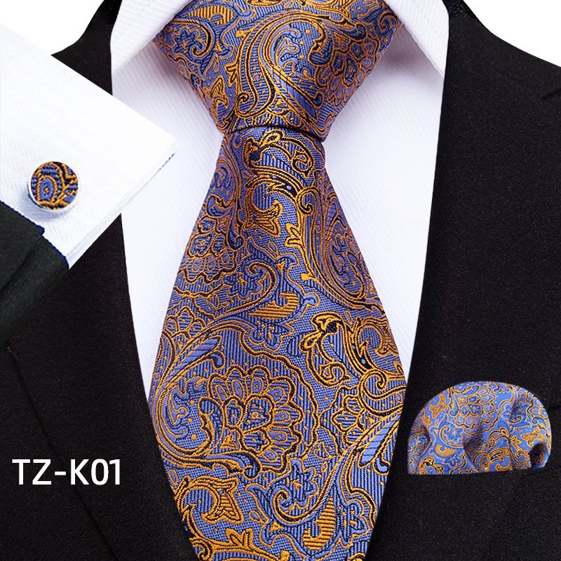 wholesale square scarves cufflinks new business retro formal wear professional casual fashion hand tied ties