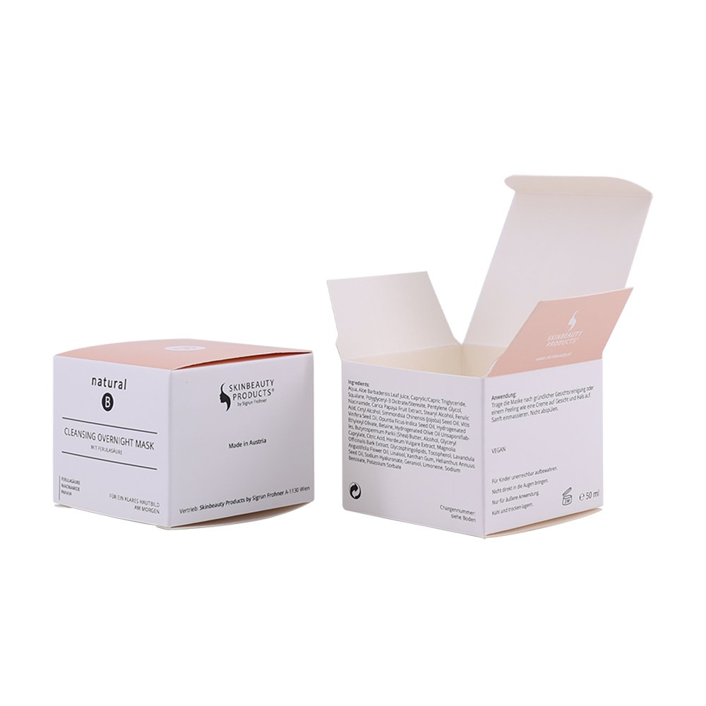 Custom Design Logo Printing White Paper Soap Packaging Bar Boxs for Soap