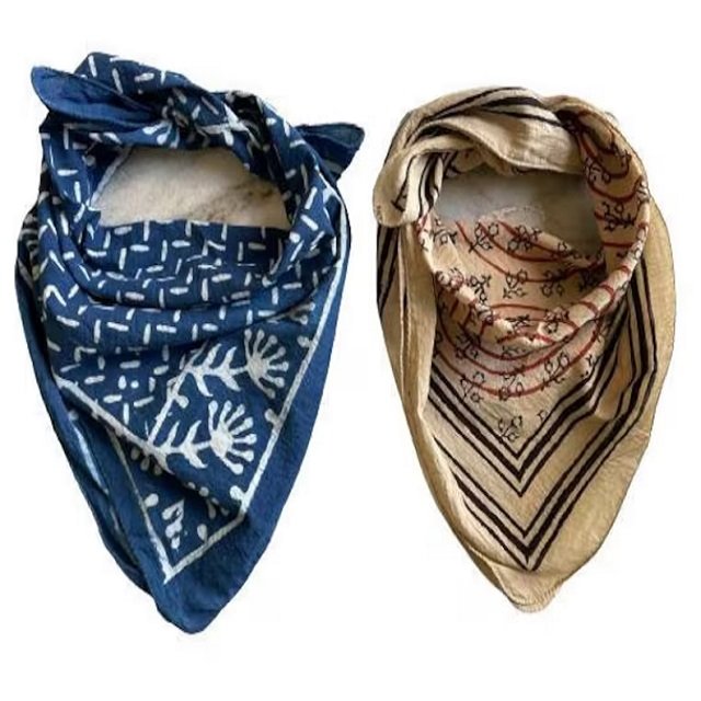 square scarf Other Scarves Latest design new model designer floral printed silk scarf for women head handmade