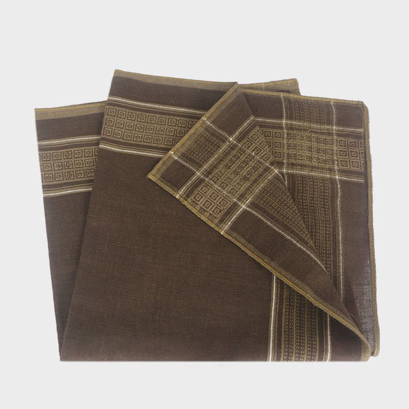 Wholesale Custom Printed 100 Cotton Adult Square Cotton Handkerchief Towel For Men