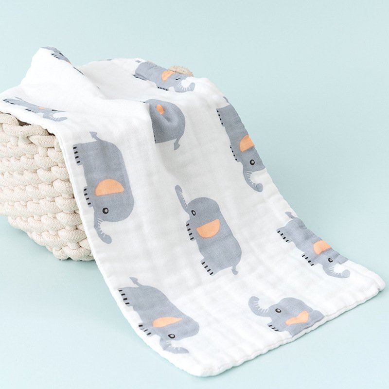 100% Cotton wash cloth baby Handkerchief newborn face towel