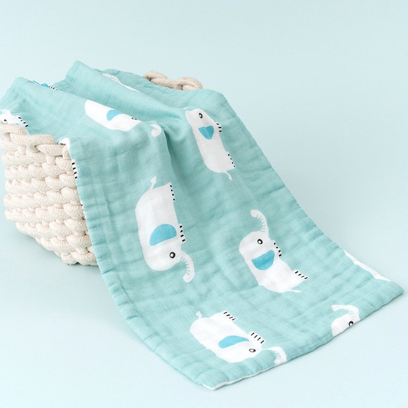 100% Cotton wash cloth baby Handkerchief newborn face towel