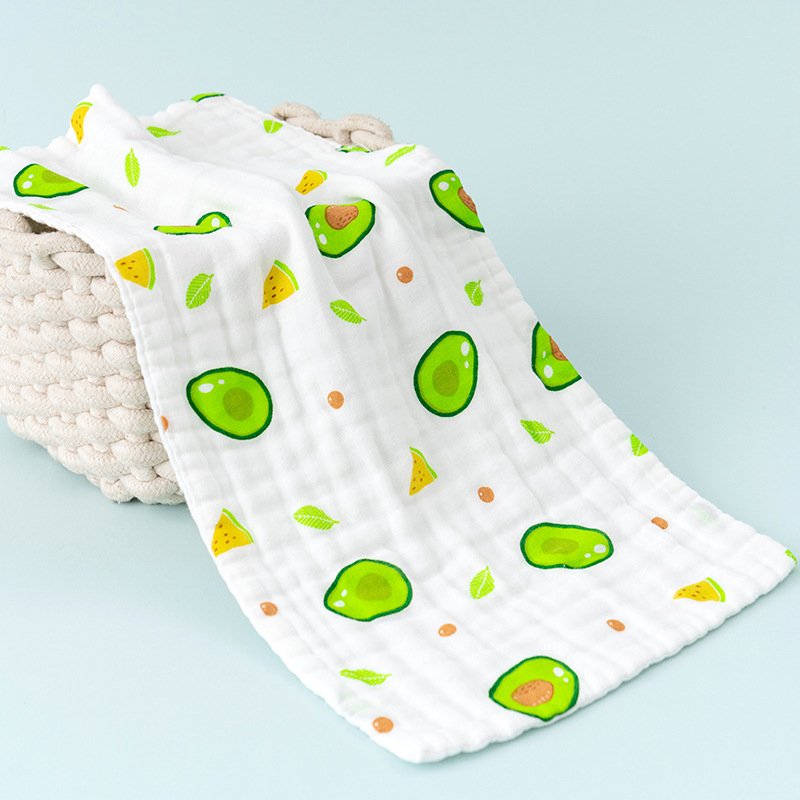 100% Cotton wash cloth baby Handkerchief newborn face towel