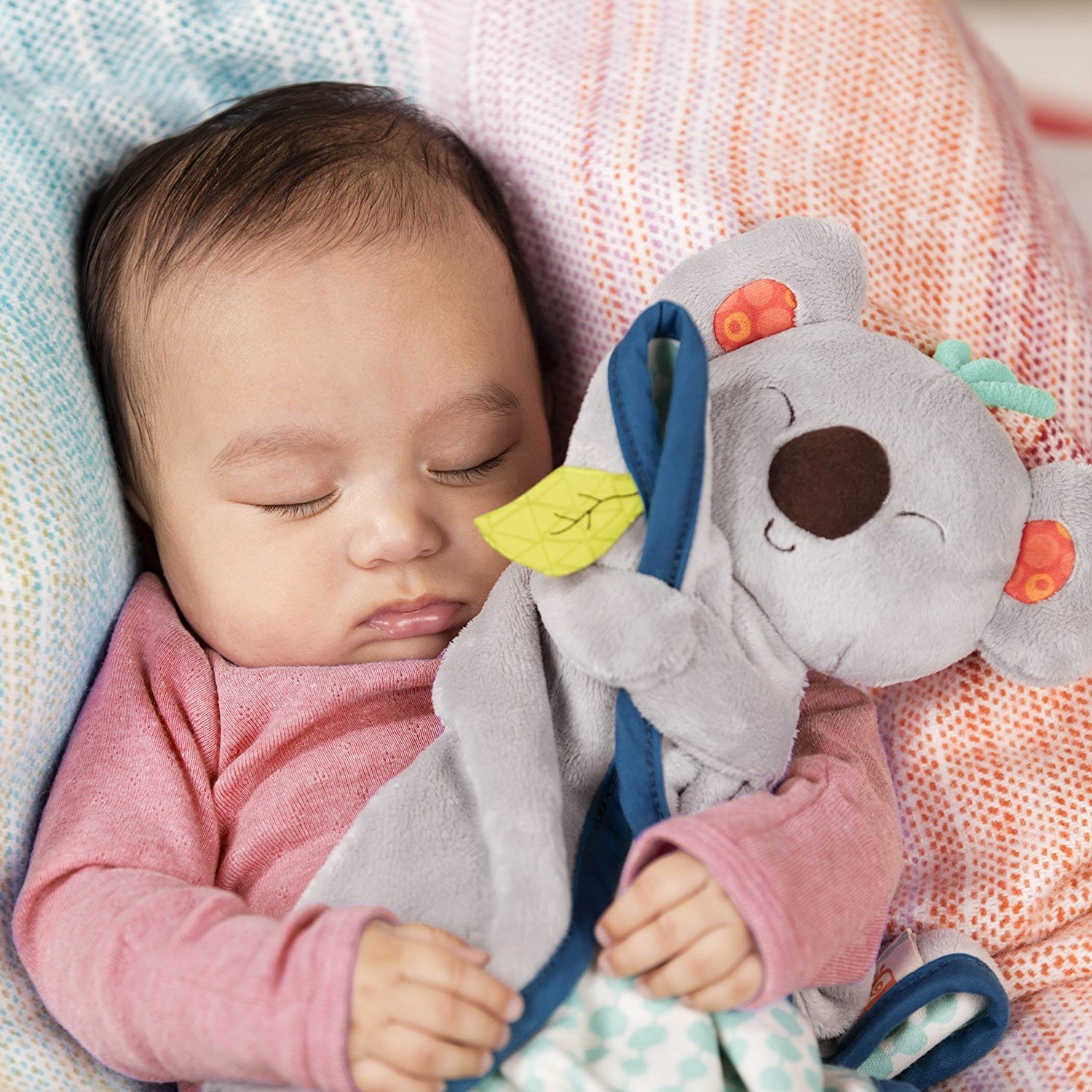 Baby comforter blanket plush toy baby holding sleep doll doll to sleep artifact can be bitten by the entrance hand puppet