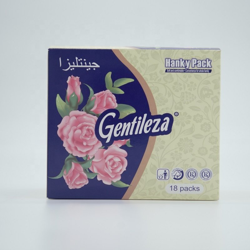 Factory Wholesale Cute and Exquisite Packaging Handkerchief 2/3/4 ply Customized Absorbent Mini Pocket Tissue Paper
