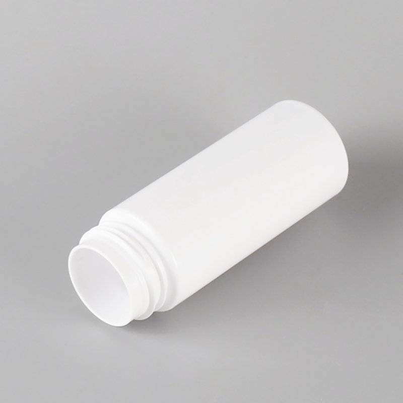 120ml Plastic Cosmetic Facial Cleanser Foam Soap Dispenser Bottle with Brush for Face Wash