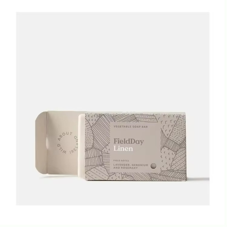 Customized Hot Stamping Logo Bar Soap 100g Gift Paper Box Packaging Lux Soap Carton Packaging Eco Friendly White Box Cardboard