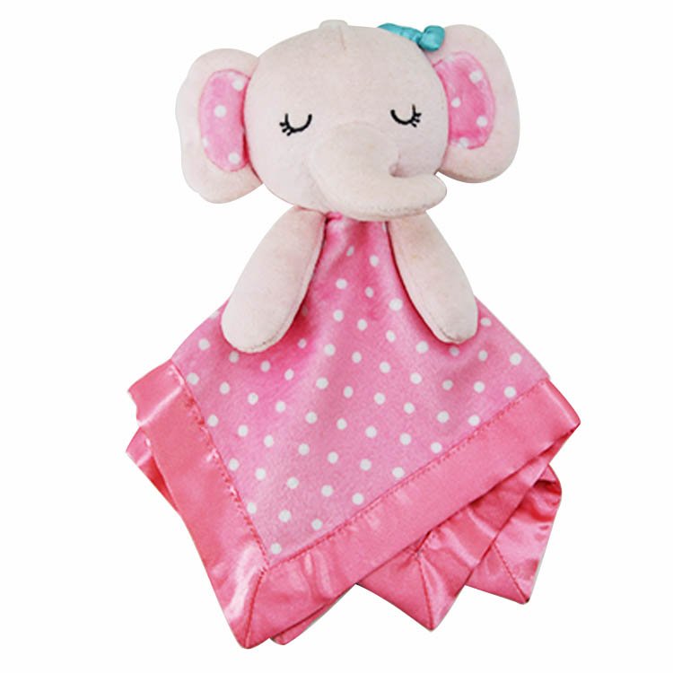 Professional manufacturer polyester comfort towel toy animal toy plush baby blanket baby comforter