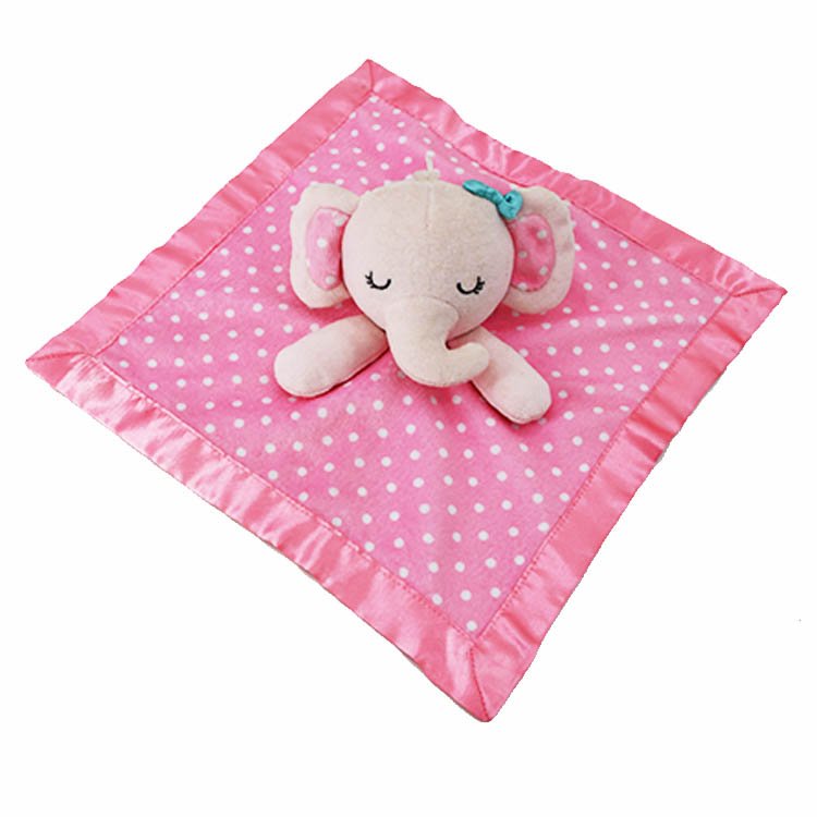 Professional manufacturer polyester comfort towel toy animal toy plush baby blanket baby comforter