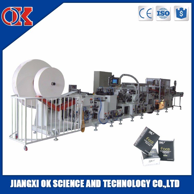 2024 Hot Sale Full Automatic Handkerchief Tissue Single Lane production line