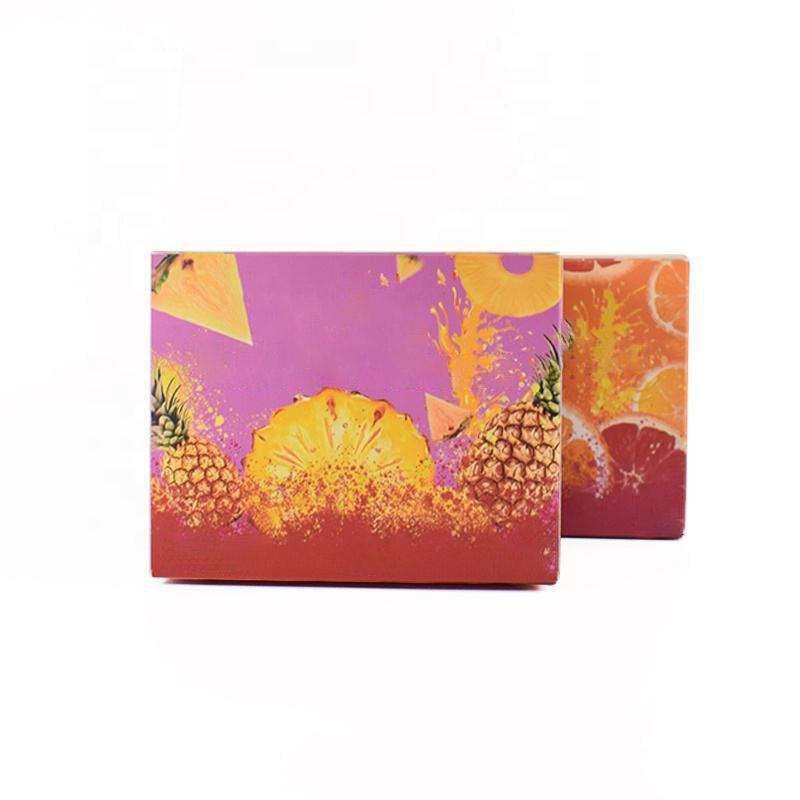 Custom In stock Small MOQ 350Gsm White Card Paper Coated Paper Mouth Wash Packaging Box