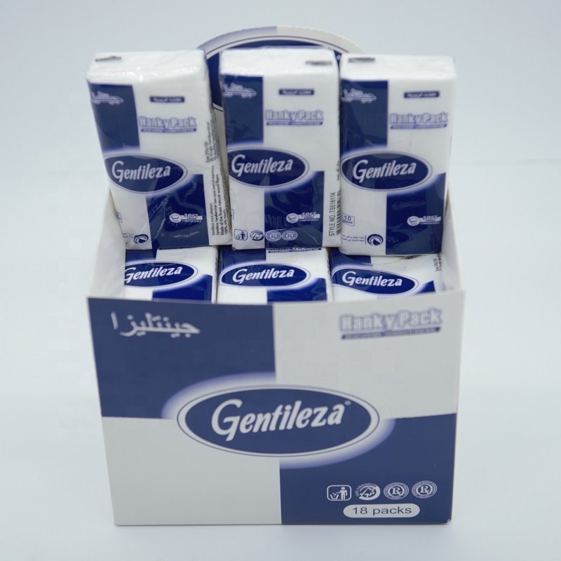 Soft Smooth Handkerchief Factory Wholesale 2/3/4 ply Customized Cleaning Mini Absorbent Pocket Tissue Paper
