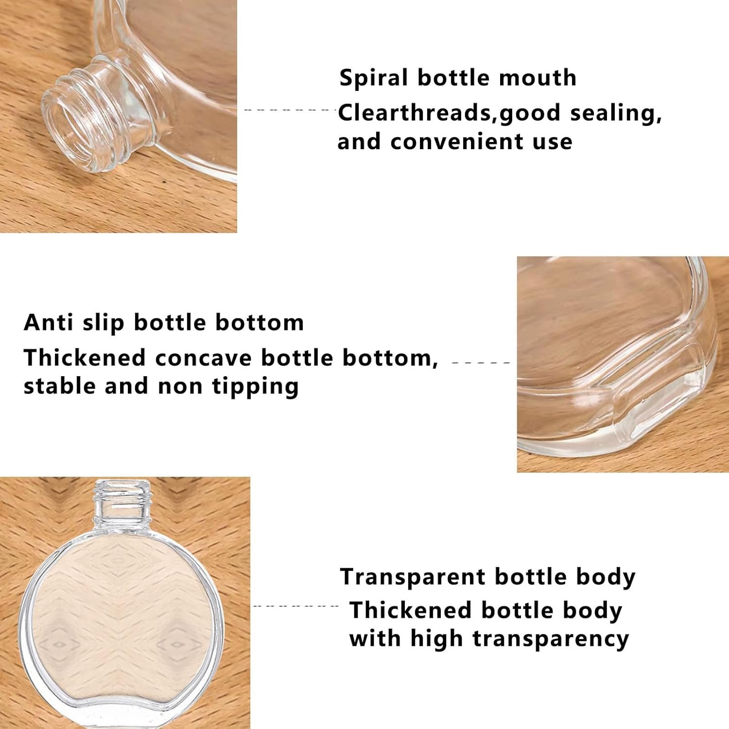 Cheap 50ml 100ml Clear Glass Perfume Bottles Refillable Perfume Bottle Fashion Perfume Bottle