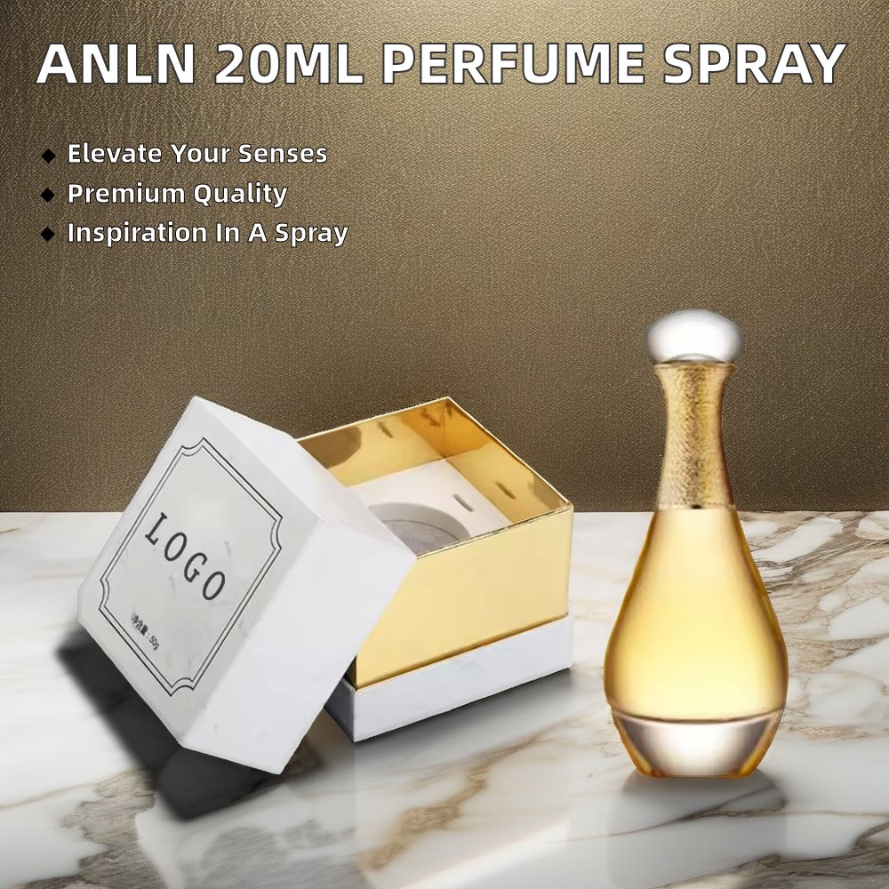 ANLN Luxury Perfume Spray Bottles 20ml Colorful Glass Fine Mist Sprayer Empty Refillable Container Screw Cap Perfume Atomizer