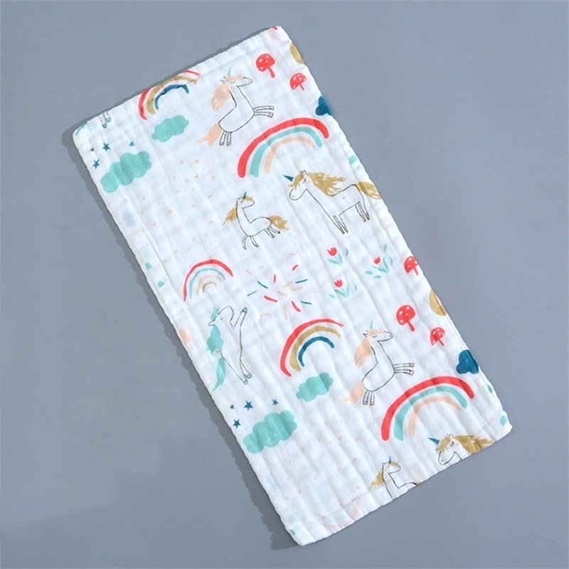 Baby Bath Towel Muslin Gauze Cotton Towels Handkerchief For Newborn Bib Kids Feeding Burp Cloth Scarf Face Washcloth Wash Stuff