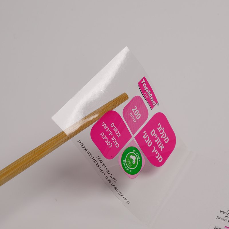 Custom waterproof vinyl clear Self-adhesive labels Transparent Product packaging label sticker