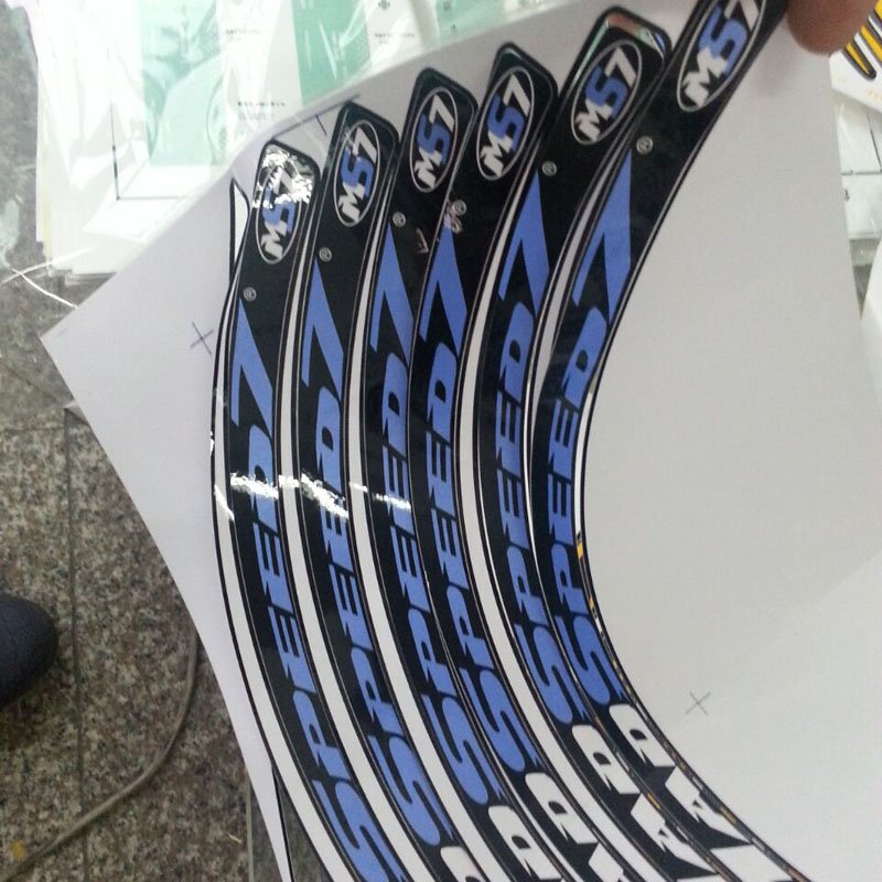 Large Size Custom Logo Printed Waterproof Die Cut Logo Adversting Vinyl Wall Sticker