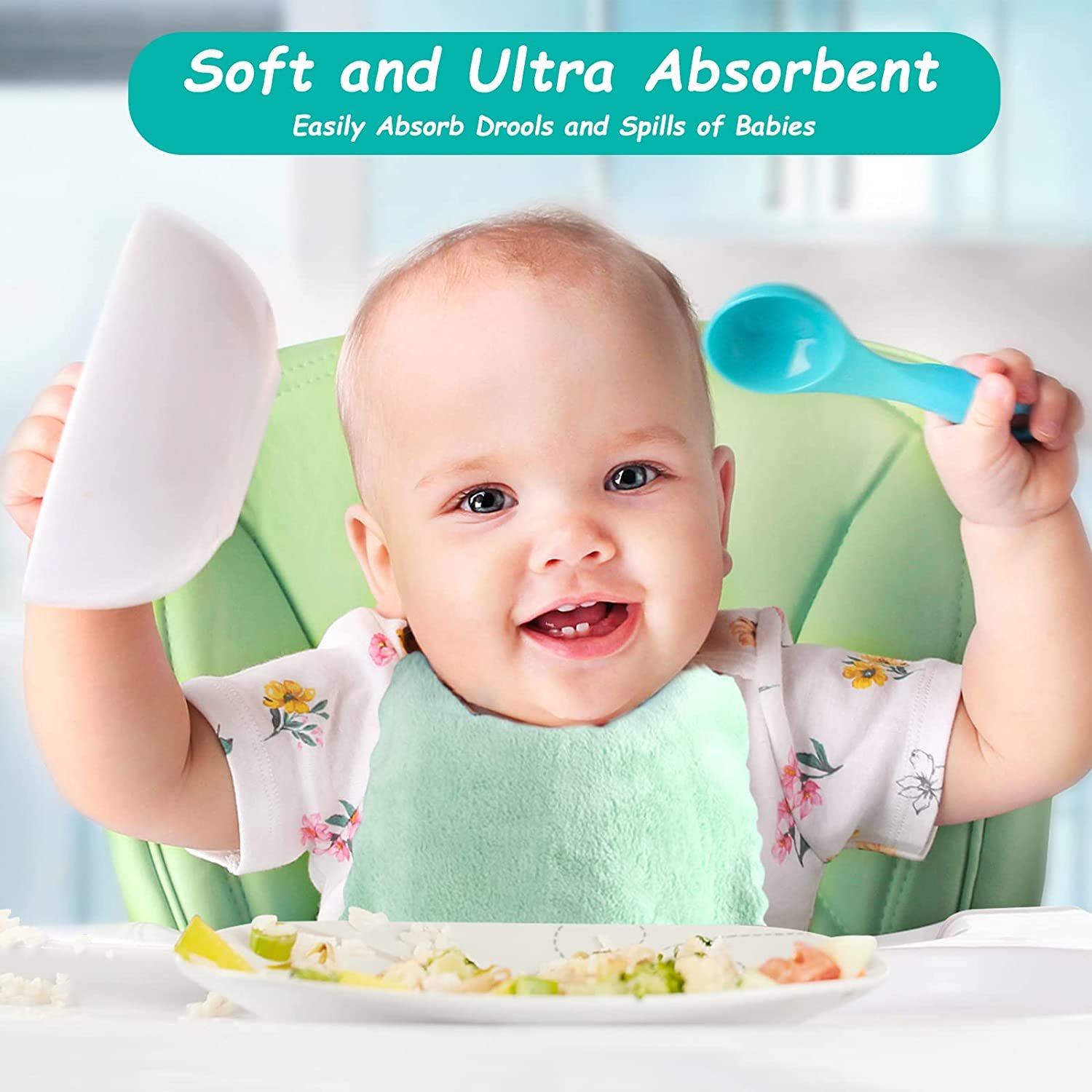 Extra Absorbent Soft custom Logo Multifunction Microfiber Coral Fleece Handkerchief Hand Towel Baby Washcloths